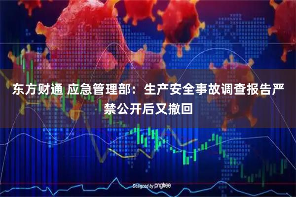 东方财通 应急管理部：生产安全事故调查报告严禁公开后又撤回
